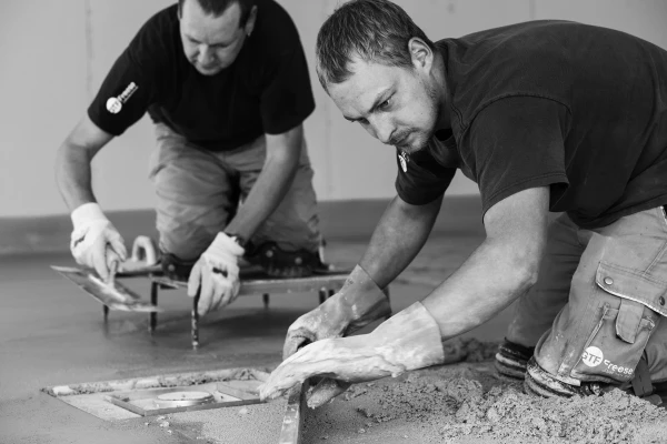 zwei Männer, Schwarz-Weiß