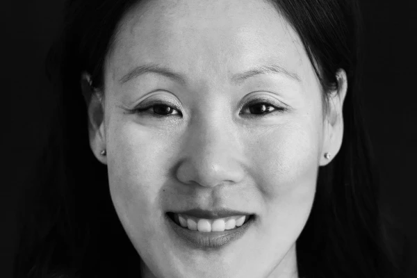 Portrait, Frau, Schwarz-Weiß